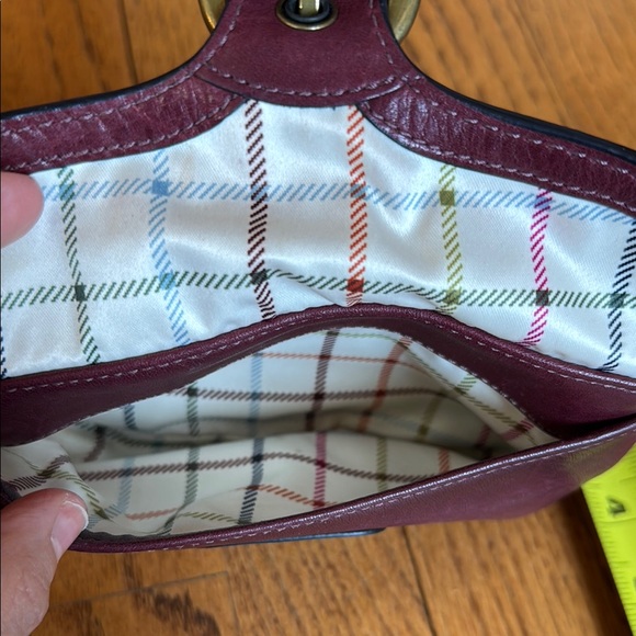 Coach Burgundy Leather Wristlet - Picture 5 of 10